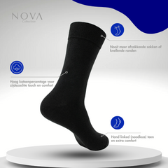 Nova Collection - Herensokken - Exclusief- 6 Paar - Ondergoedenzo.nl