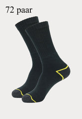 Koelmax - Werksokken - 72 paar - Zwart - Ondergoedenzo.nl