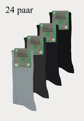 Sokken Voor Diabeten - 24 Paar - Grijs & Blauw - Ondergoedenzo.nl