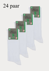 Sokken Voor Diabeten - 24 Paar - Wit - Ondergoedenzo.nl