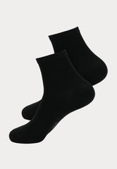Boru Bamboe - Biker Socks - 2 Paar - Zwart - Ondergoedenzo.nl