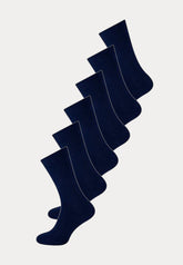Teckel - Damessokken - 6 Paar - Marine - Ondergoedenzo.nl