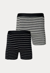 Bio Katoen - Boxershorts - 2 Pack - Multi Grey - Ondergoedenzo.nl