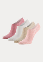 Voetjes - Bio Katoen - 4 Pack - Fashion Melange - Ondergoedenzo.nl