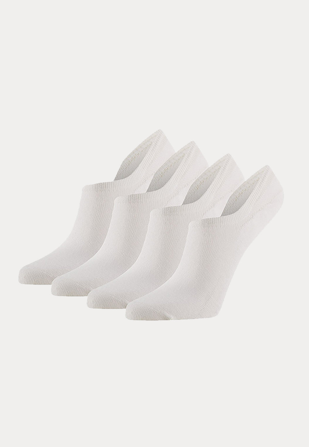 Voetjes - Bio Katoen - 4 Pack - Wit - Ondergoedenzo.nl