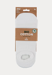 Voetjes - Bio Katoen - 4 Pack - Wit - Ondergoedenzo.nl