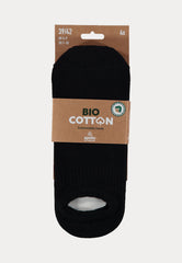 Voetjes - Bio Katoen - 4 Pack - Zwart - Ondergoedenzo.nl