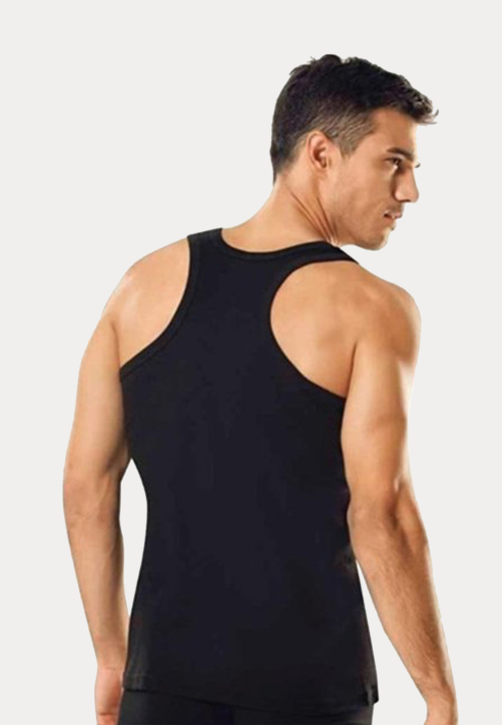 Koelmax - Heren Halterhemd - Tanktops - 5 Pack - Zwart - Ondergoedenzo.nl