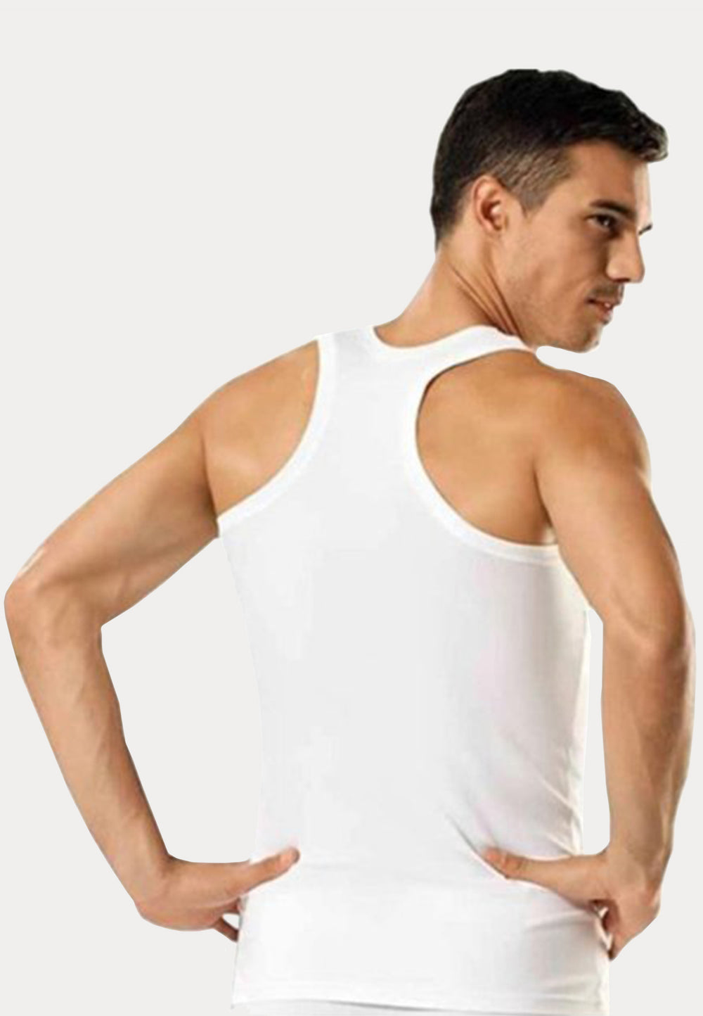 Koelmax - Heren Halterhemd - Tanktops - 5 Pack - Wit - Ondergoedenzo.nl
