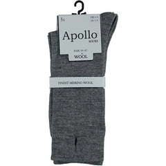 Merino Wollen Sokken - 3 Paar - Grijs - Ondergoedenzo.nl