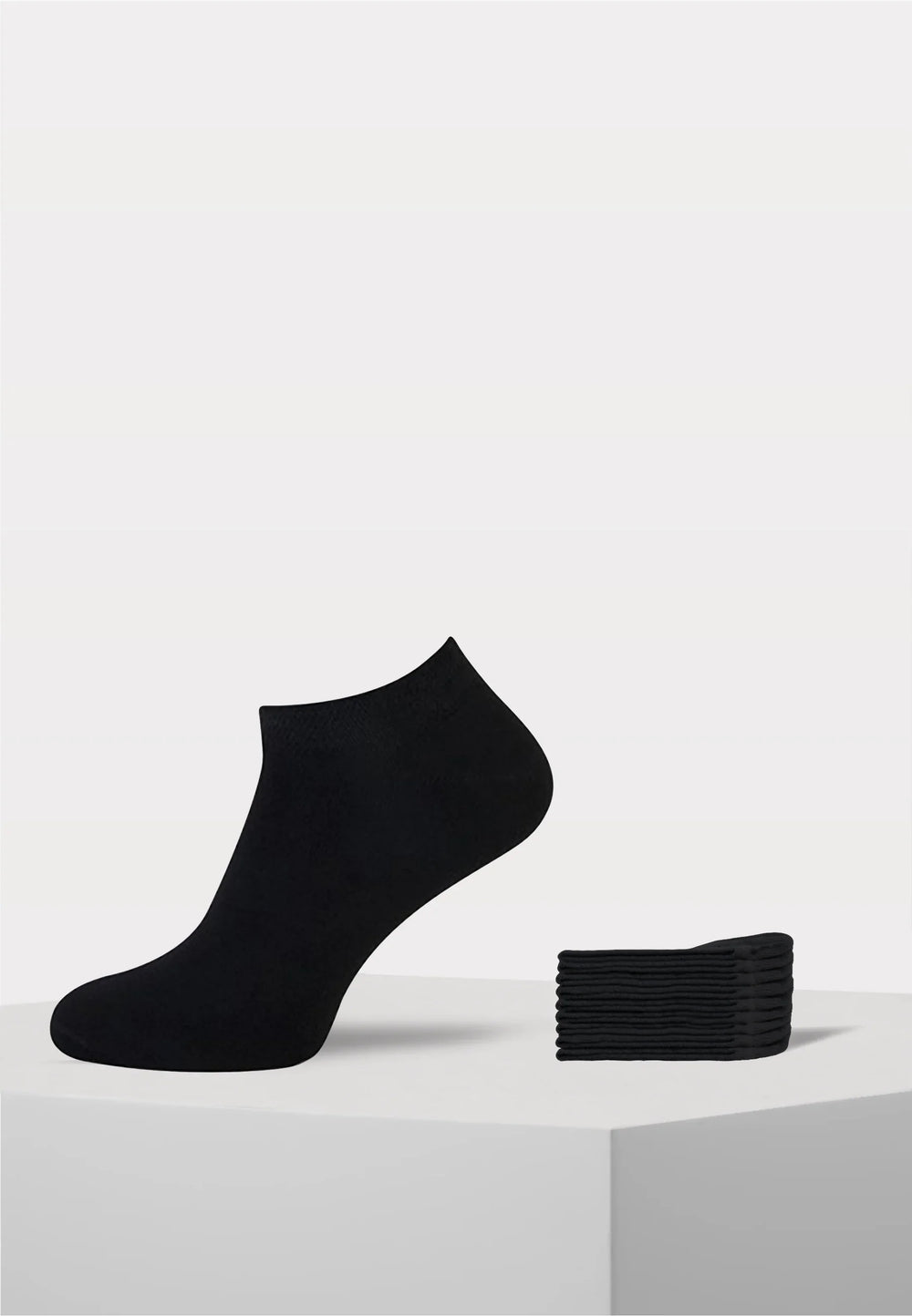 Pierre Cardin - Enkelsokken - 9 Paar - Zwart - Ondergoedenzo.nl