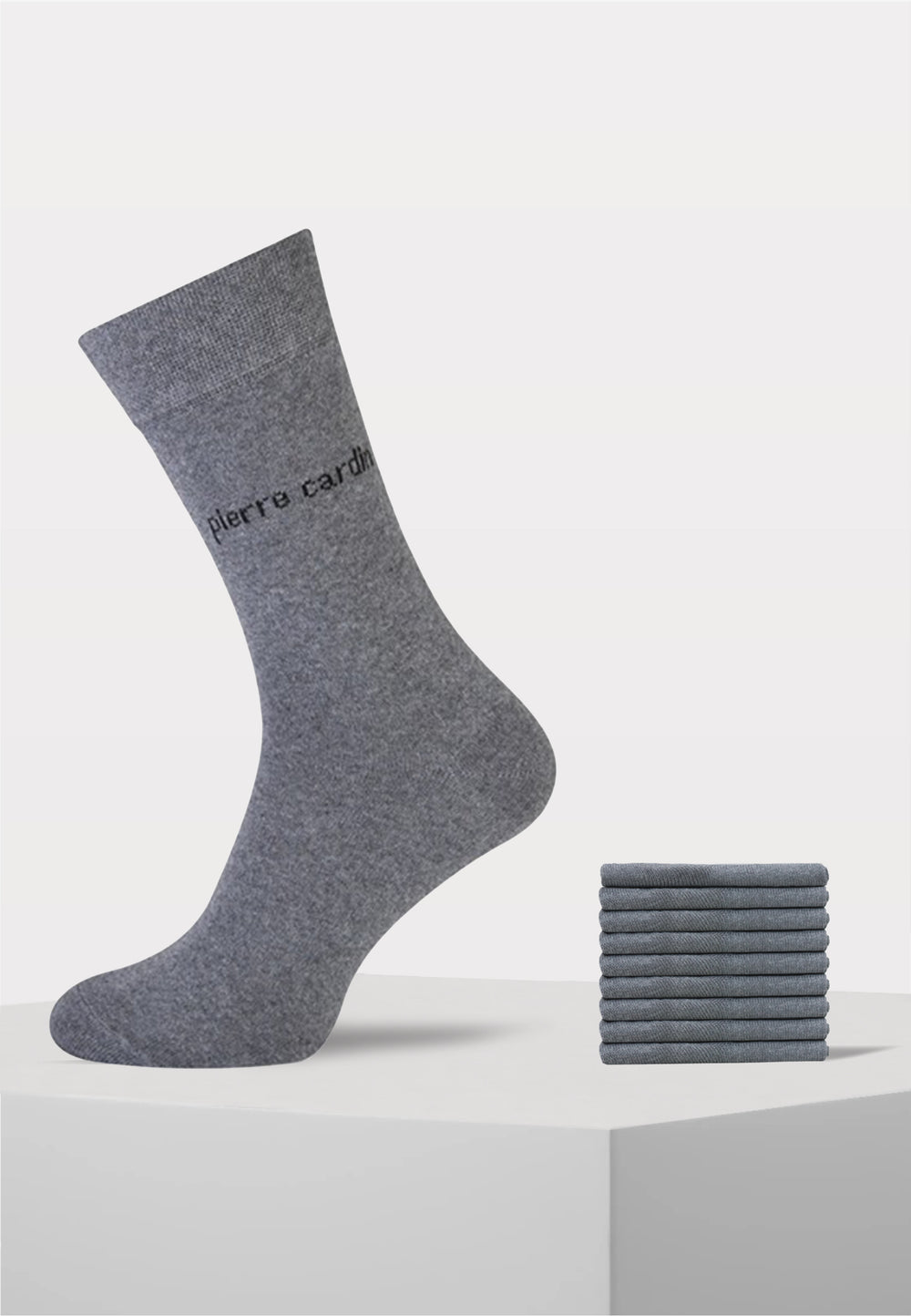 Pierre Cardin - Herensokken - 9 Paar - Grijs - Ondergoedenzo.nl