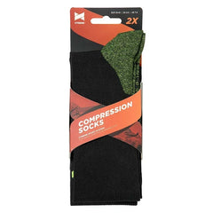 XTREME - Sport Compressie Sokken - 2 Paar - Multi Black - Ondergoedenzo.nl