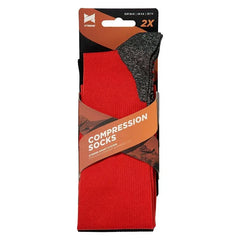 XTREME - Sport Compressie Sokken - 2 Paar - Multi Rood - Ondergoedenzo.nl