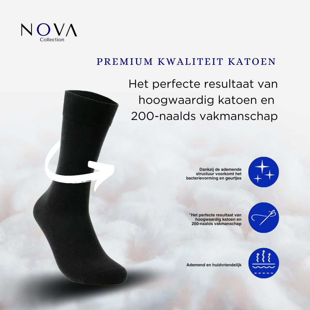 Nova Collection - Herensokken - Exclusief-  6 Paar