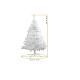 AG 180cm Kunstkerstboom 550 flexibel te vormen takken – zeer dicht takkenstelsel – 1 taksoort – eenvoudige opbouw zonder gereedschap – onderhoudsvriendelijk en herbruikbaar – kunstkerstboom net echt – volle kerstboom