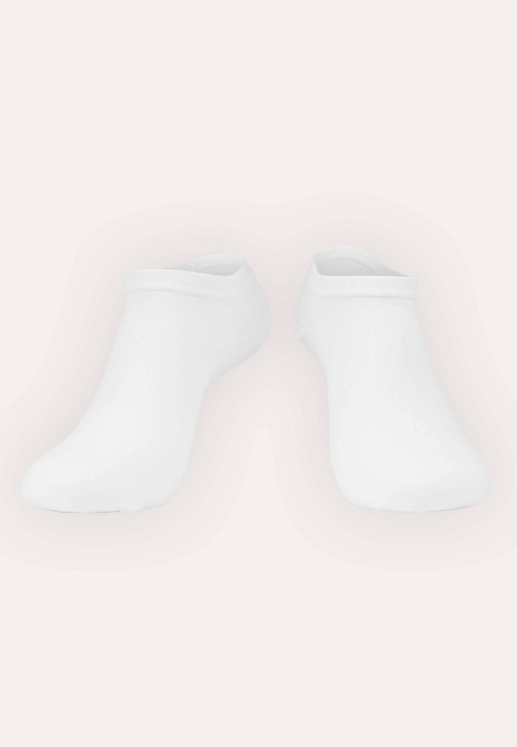 100% Bio Katoen - Sneakersokken - 4 Paar - Wit