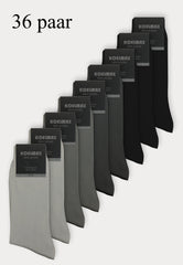 herensokken in grijze tint