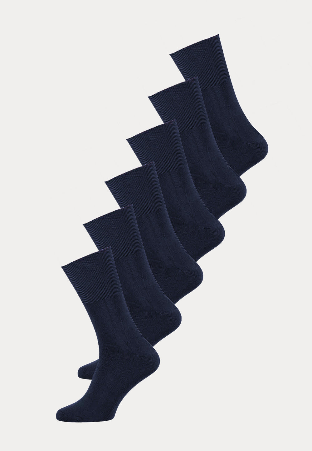 Modal - Anti Press diabetes Unisex Sokken - 6 Paar - Marine - Ondergoedenzo.nl
