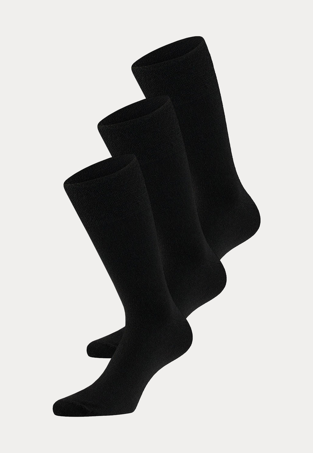 Merino Wollen Antipress Diabetes Sokken - 3 Paar - Zwart - Ondergoedenzo.nl