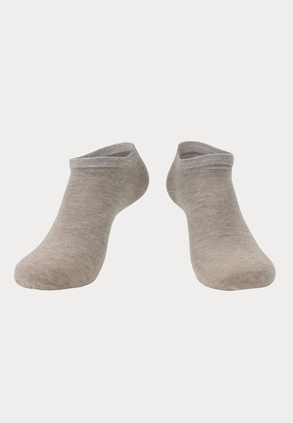 100% Bio Katoen - Sneakersokken - 4 Paar - Beige - Ondergoedenzo.nl