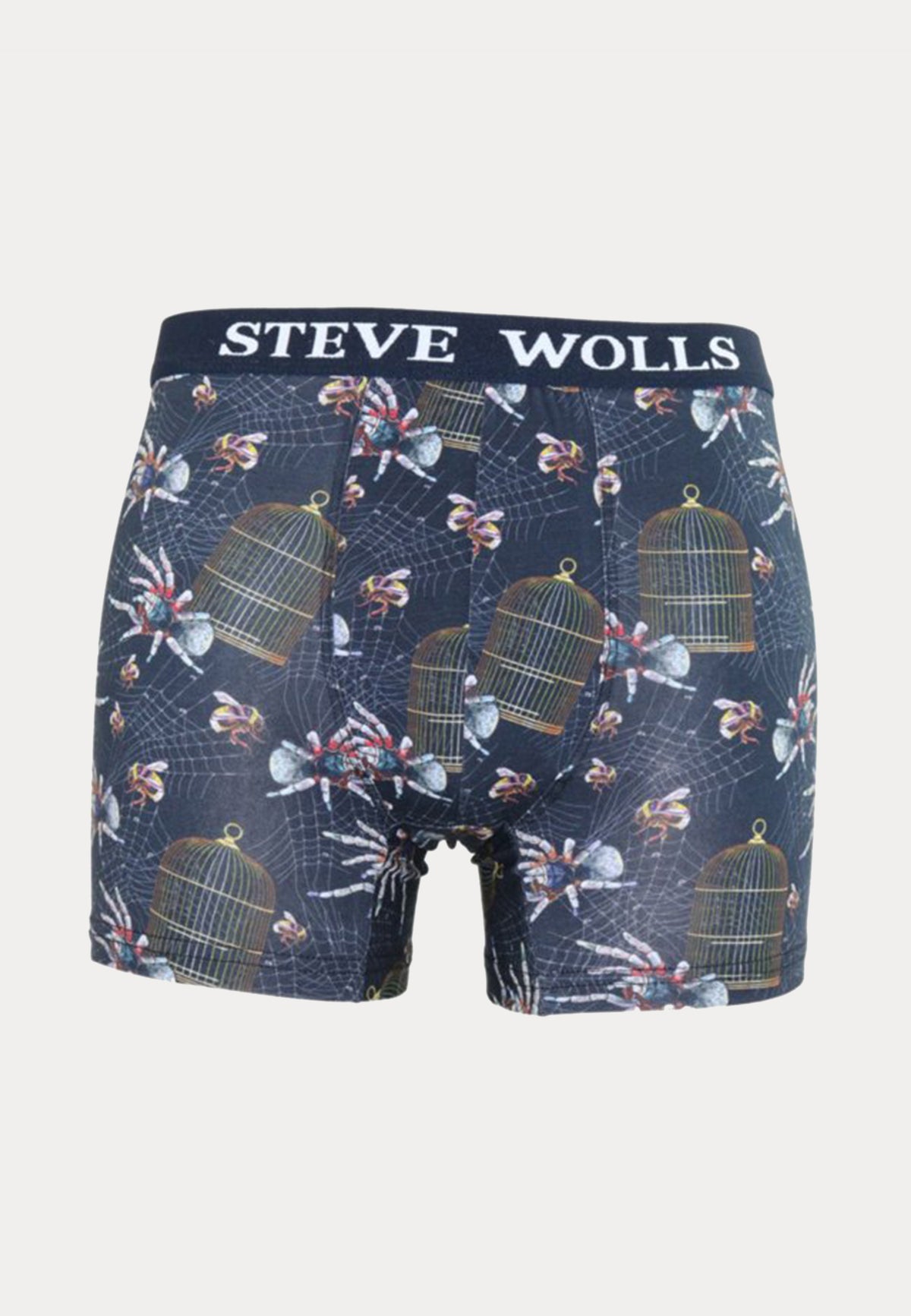 Boxershort met print van spinnen van het merk Steve Wolls
