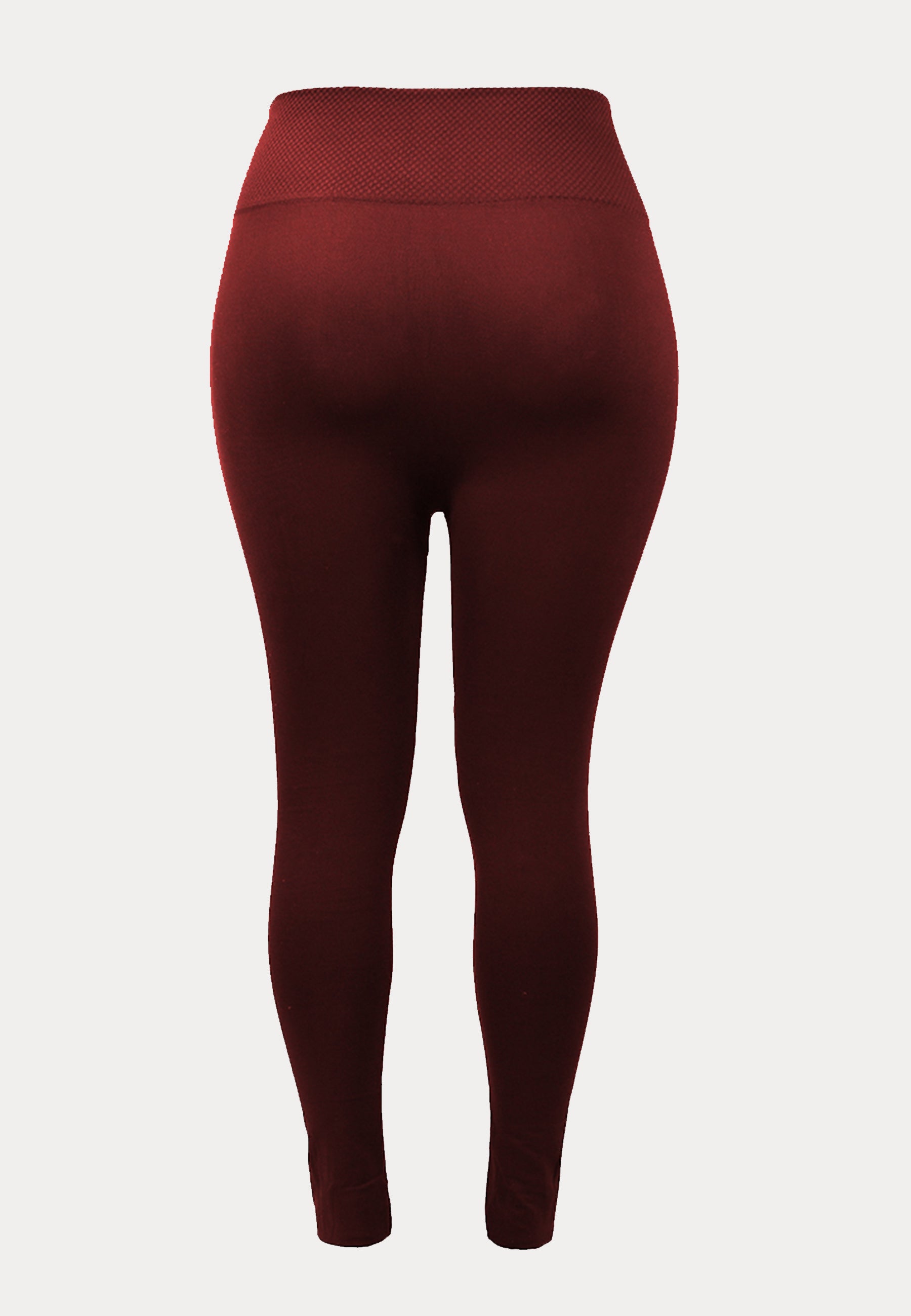 Dames Thermo Legging - High Waist - Bordeaux