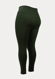 Dames Thermo Legging - High Waist - Donker Groen