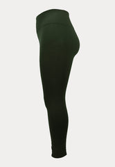 Dames Thermo Legging - High Waist - Donker Groen