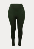 Dames Thermo Legging - High Waist - Donker Groen