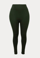 Dames Thermo Legging - High Waist - Donker Groen