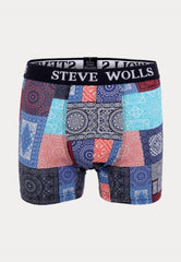 Boxershort met print van kilim van het merk Steve Wolls