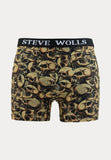 Steve Wolls - Boxershort Met Print - 1 Pack - Golden Skull
