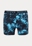 Boxershort met print van blue storm van het merk Steve Wolls