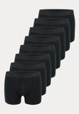 8 zwarte boxershorts van het merk DUCCA
