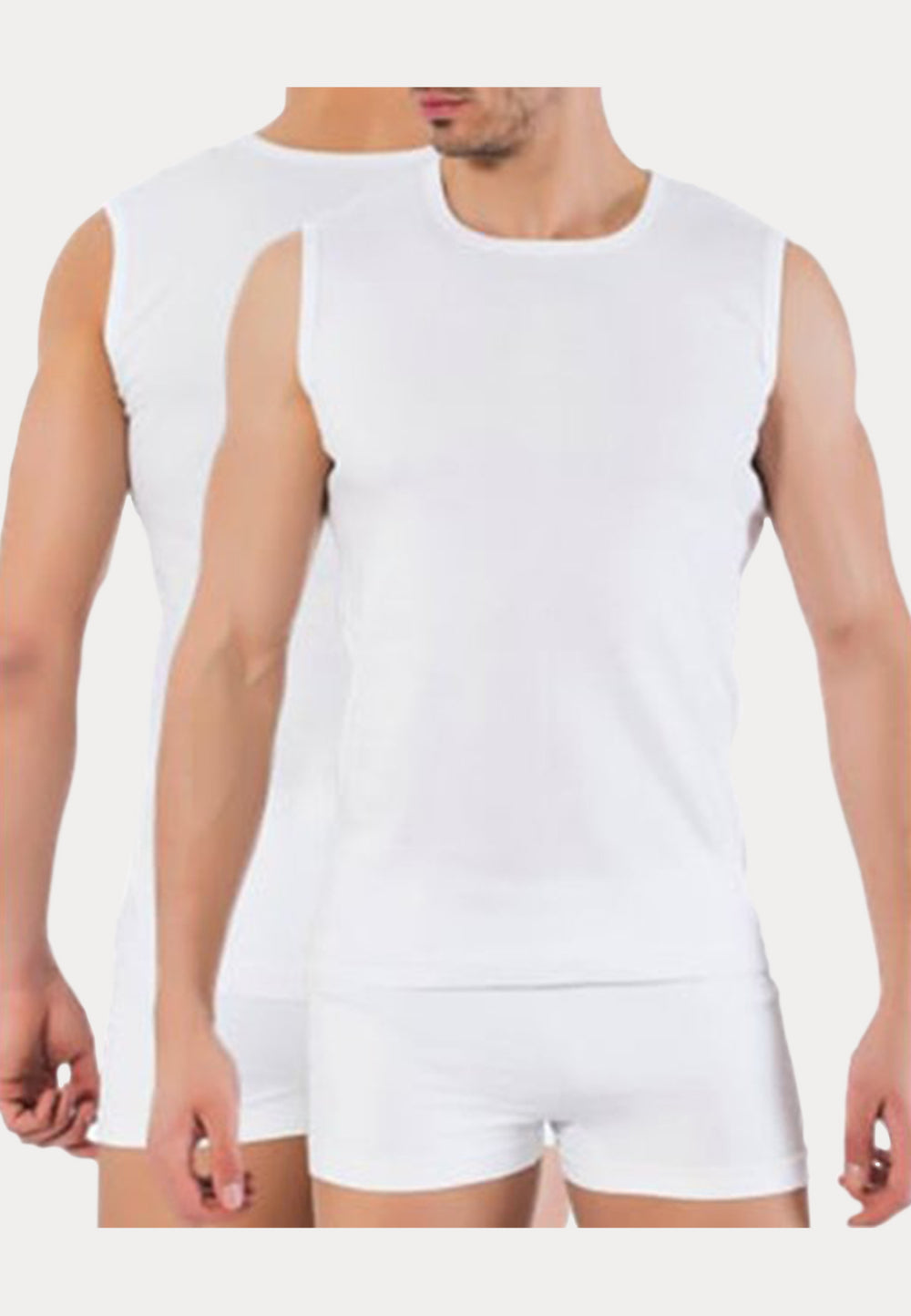 Mouwloze Shirt - Wit - 1 Pack - Ondergoedenzo.nl