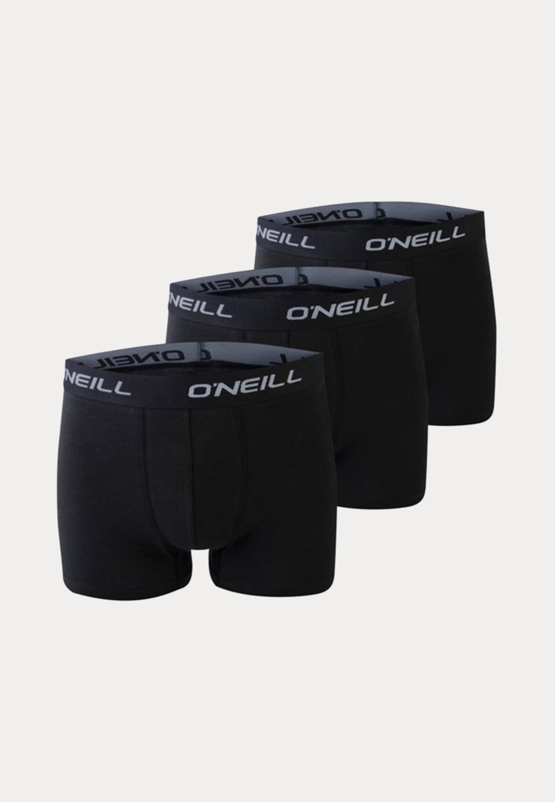 3 zwarte boxershorts van het merk O'Neill 