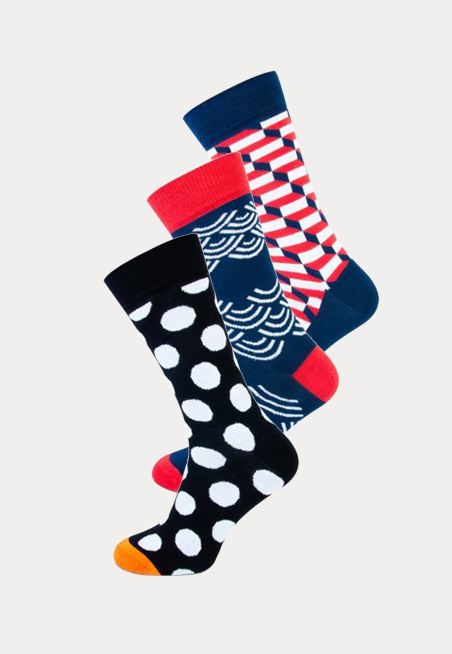 3 paar Clyde fashion socks van het merk Teckel