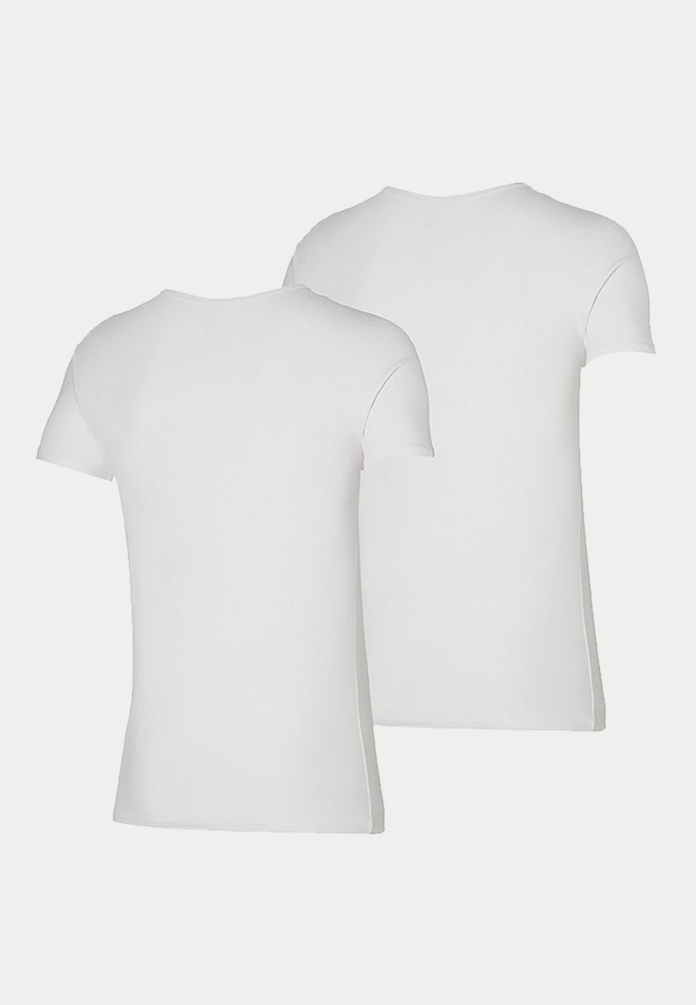 Bio Katoen - T-Shirt - 2 Pack - Wit - Ondergoedenzo.nl