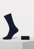 6 paar unisex anti press diabetes sokken van modal in de kleur navy