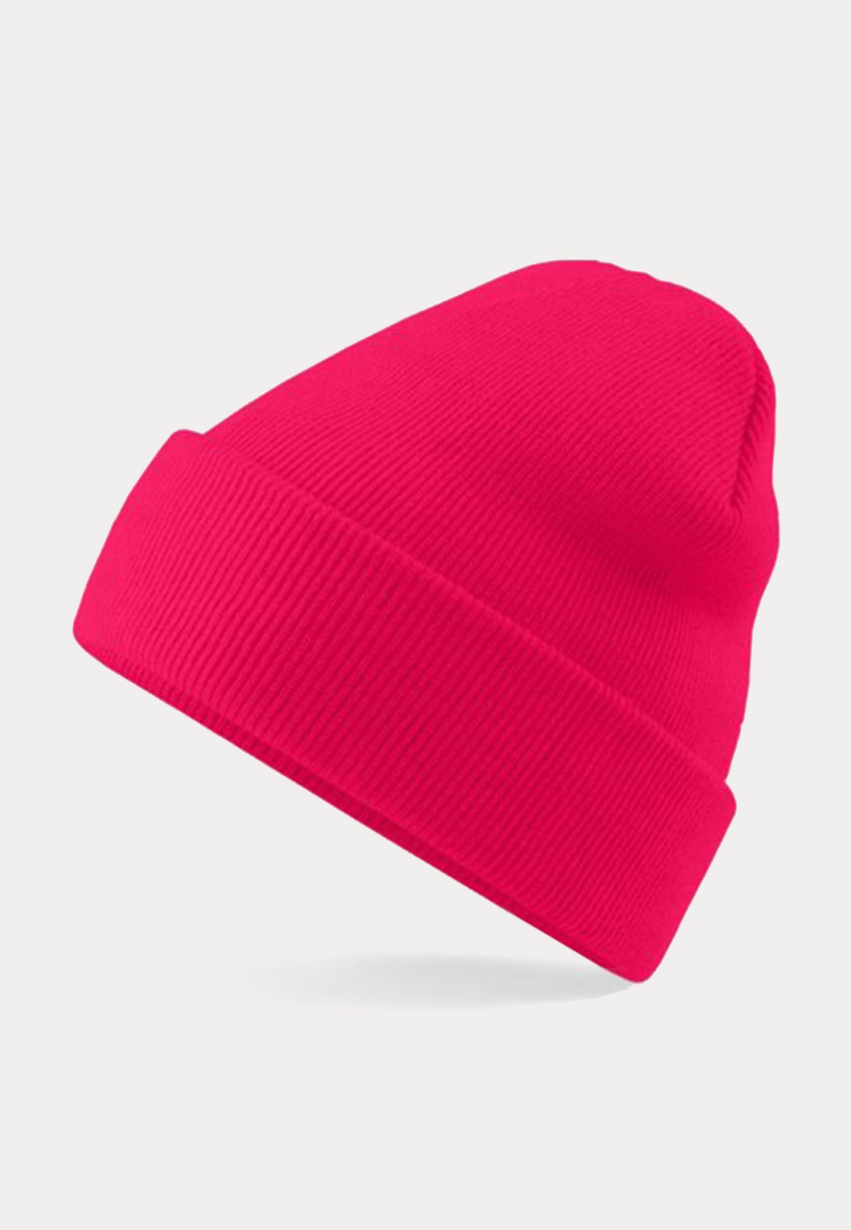 een roze muts op een grijze achtergrond