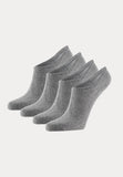 4 paar bio katoen voetjes in de kleur grijs