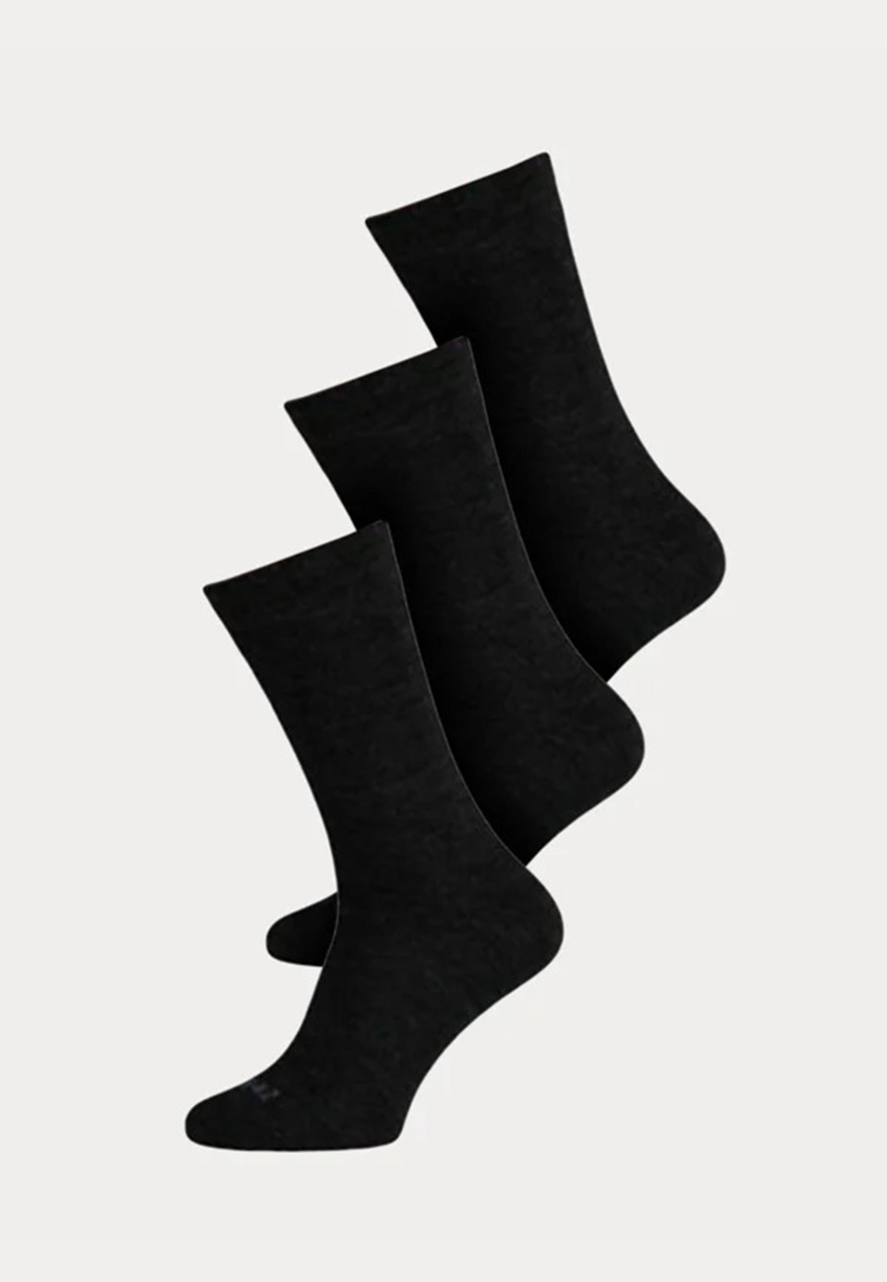 3 paar merino wollen sokken in de kleur antraciet