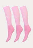 3 paar roze paardrijsokken van het merk Stapphorse