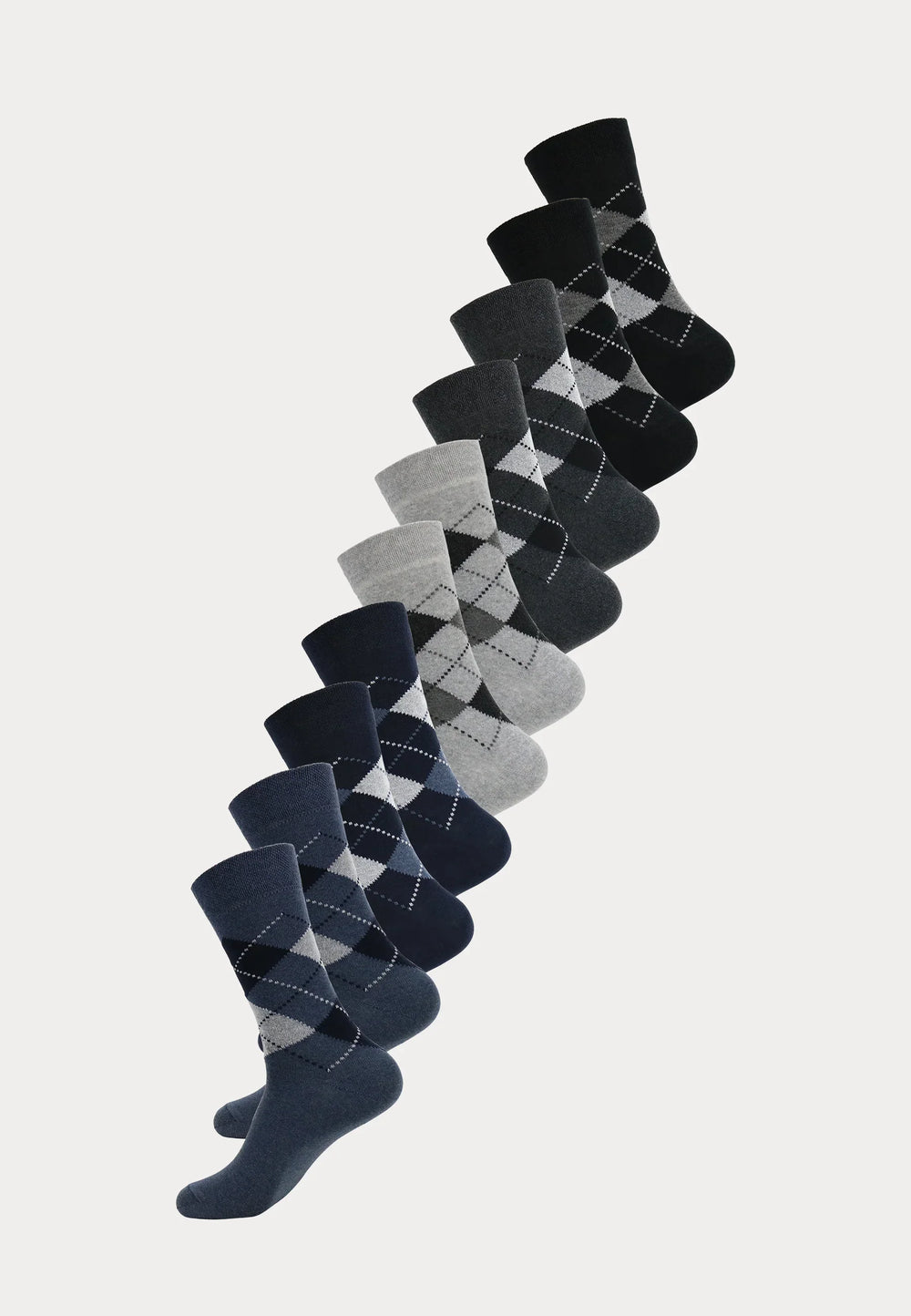 German Ekose - Diabetessokken Met Print - 10 Paar - Multi Color - Ondergoedenzo.nl