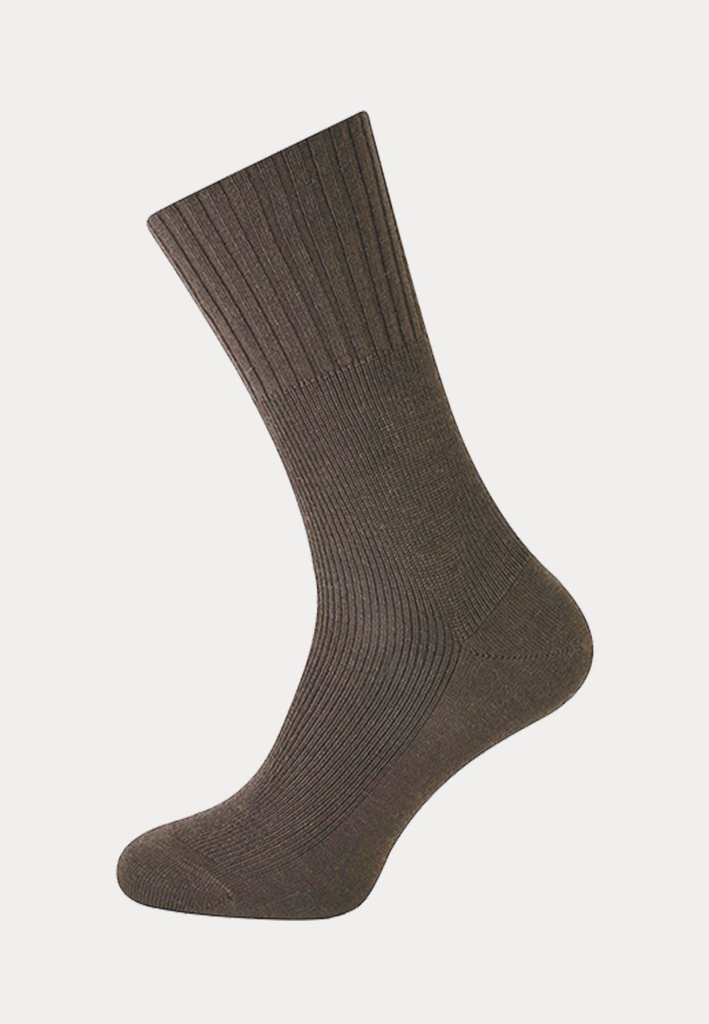 Herensok - Wol - Boord Zonder Elastiek Voor Diabeten - Lever - Ondergoedenzo.nl