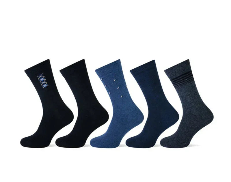 Fantasy - Herensokken - 5 Paar - Jeans Color - Ondergoedenzo.nl