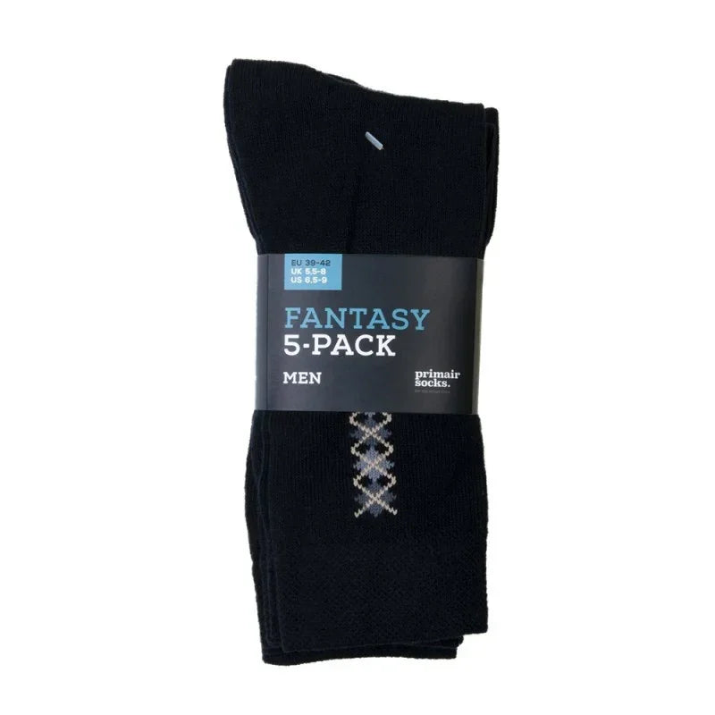Fantasy - Herensokken - 5 Paar - Jeans Color - Ondergoedenzo.nl