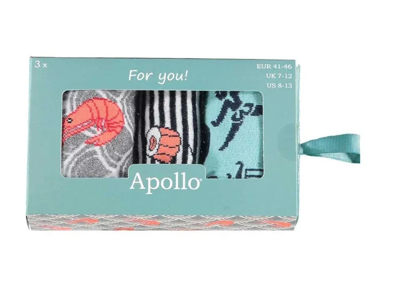 Giftbox - Herensokken Met Print - 3 Paar - Japan - Ondergoedenzo.nl