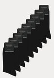 9 paar zwart mix naadloze herensokken van het merk Koelmax